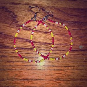 ‘Sweet Caroline’ Seed Bead Earrings